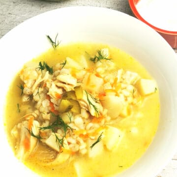 Hearty Pickle soup recipe featured image