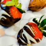 Chocolate Covered Strawberries on a platter.