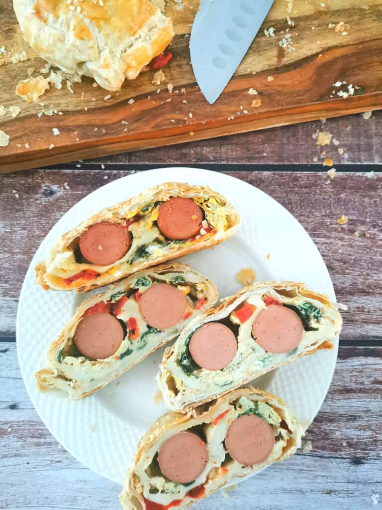 Puff Pastry Breakfast Roulade